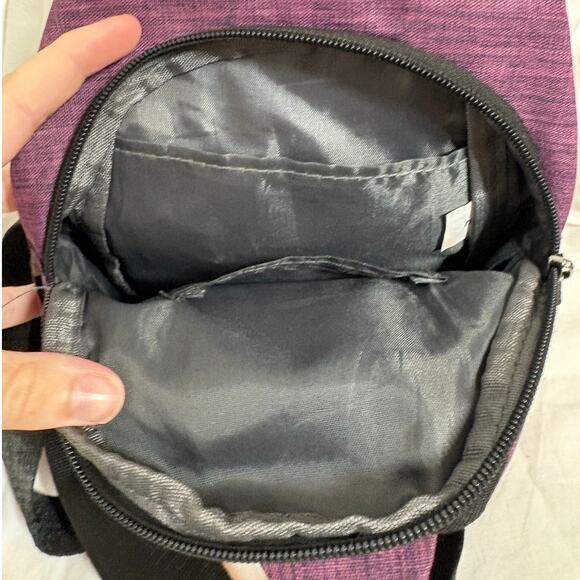 Anti-Theft Daypack Crossbody Sling Backpack USB Charging Lightweight Travel Hike - Picture 4 of 5